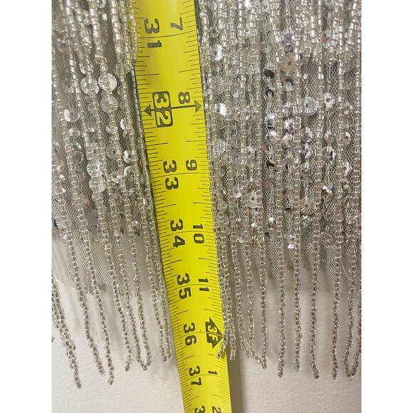 NWT ADRIANNA PAPELL DRESS SILVER 4P - Picture 16 of 16